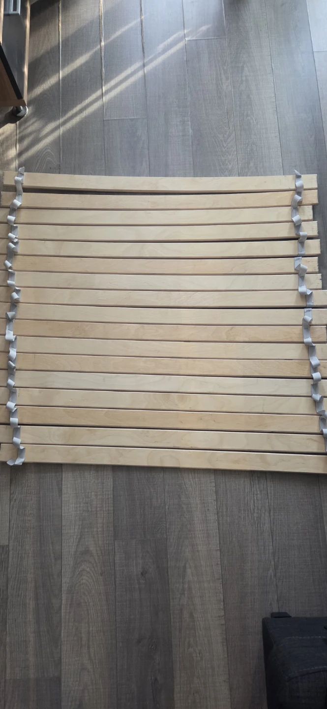 LURÖY slatted bed base with curved slats - king - photo 2