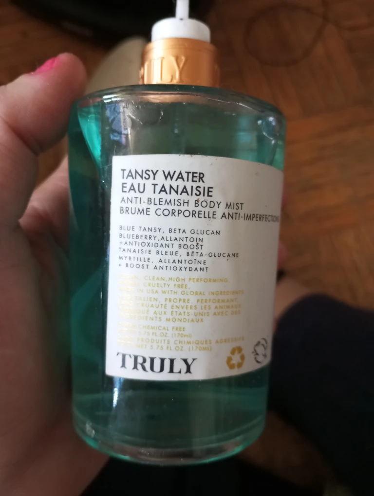 Truly Tansy Water Anti-Blemish Body Mist