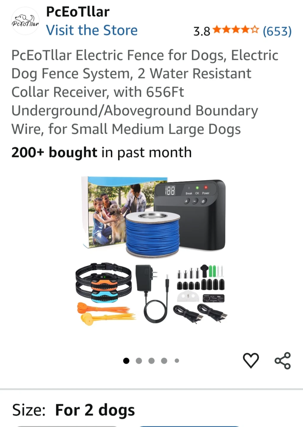 Electric Dog Fence System - Water Resistant Collar 🌱