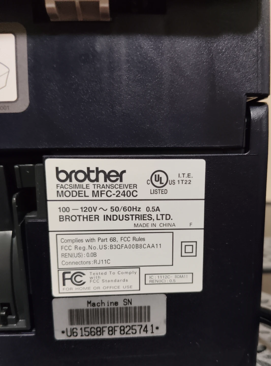 Brother MFC-240C All-in-One Printer/Copier/Scanner/Fax - photo 2