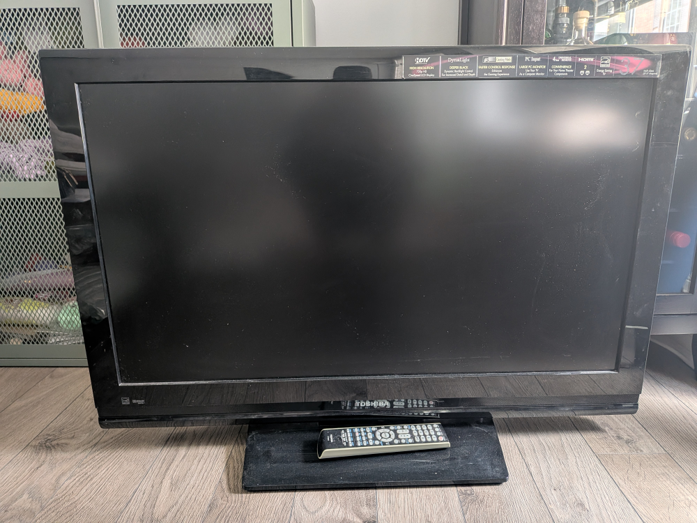 Toshiba 37" 720p HD LCD TV (NOT SMART TV)