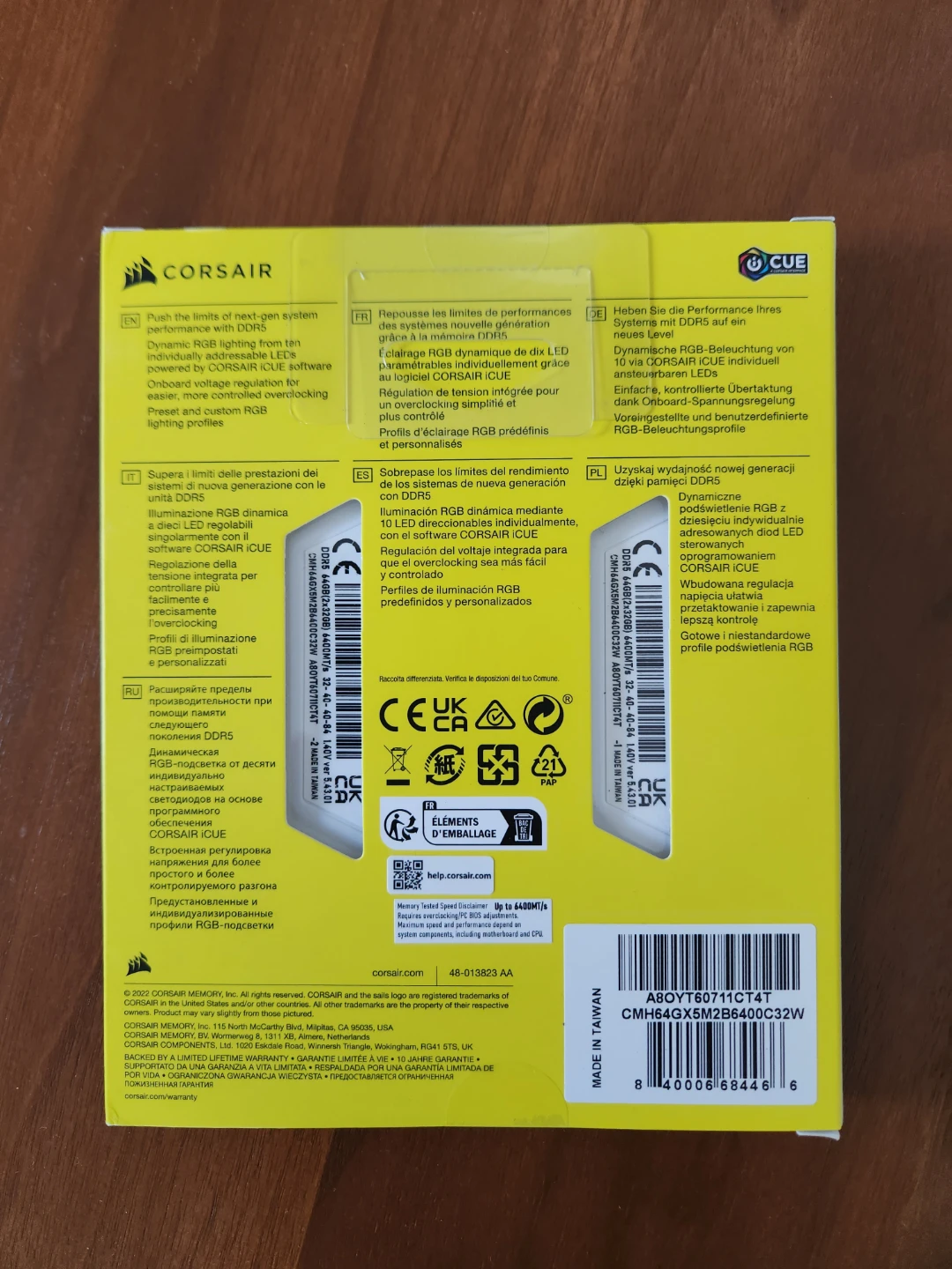 Corsair Vengeance RGB DDR5 64GB 6400MHz CL32 White - photo 2