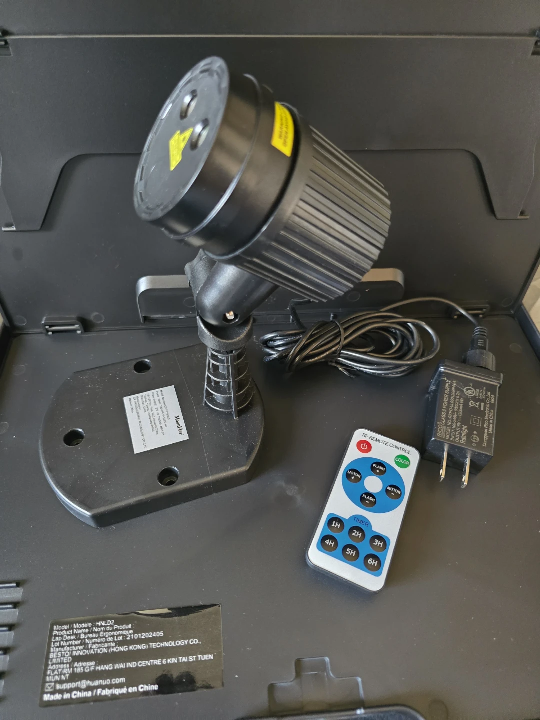 Laser Projector Light with RF Remote