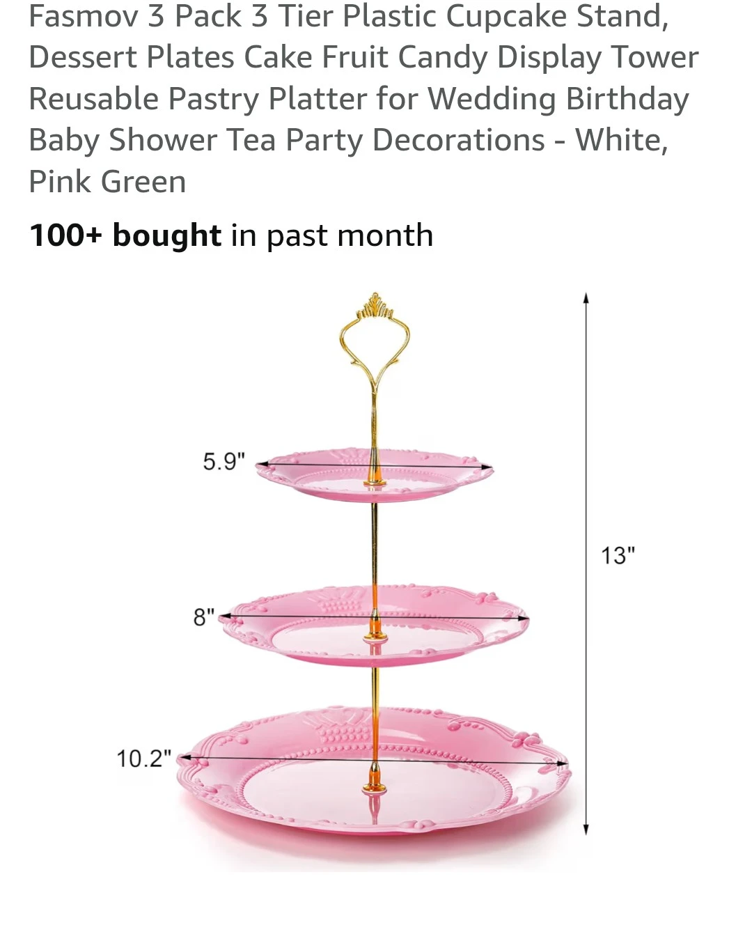 4 pack dessert/cupcake risers*new* - photo 2