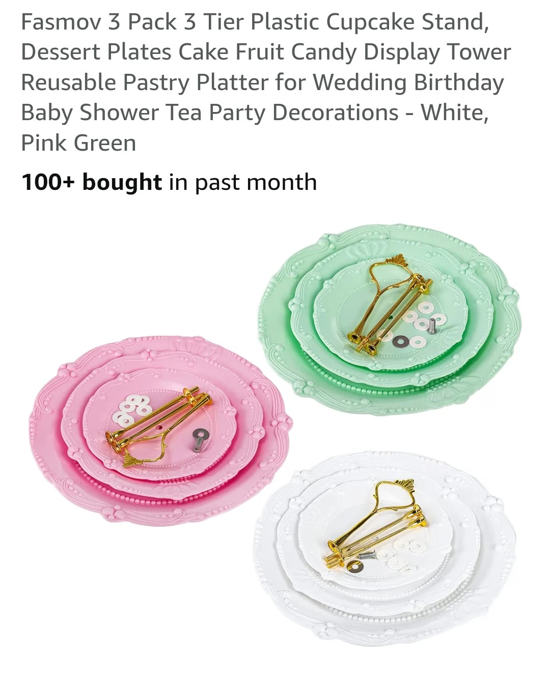 4 pack dessert/cupcake risers*new* - photo 3