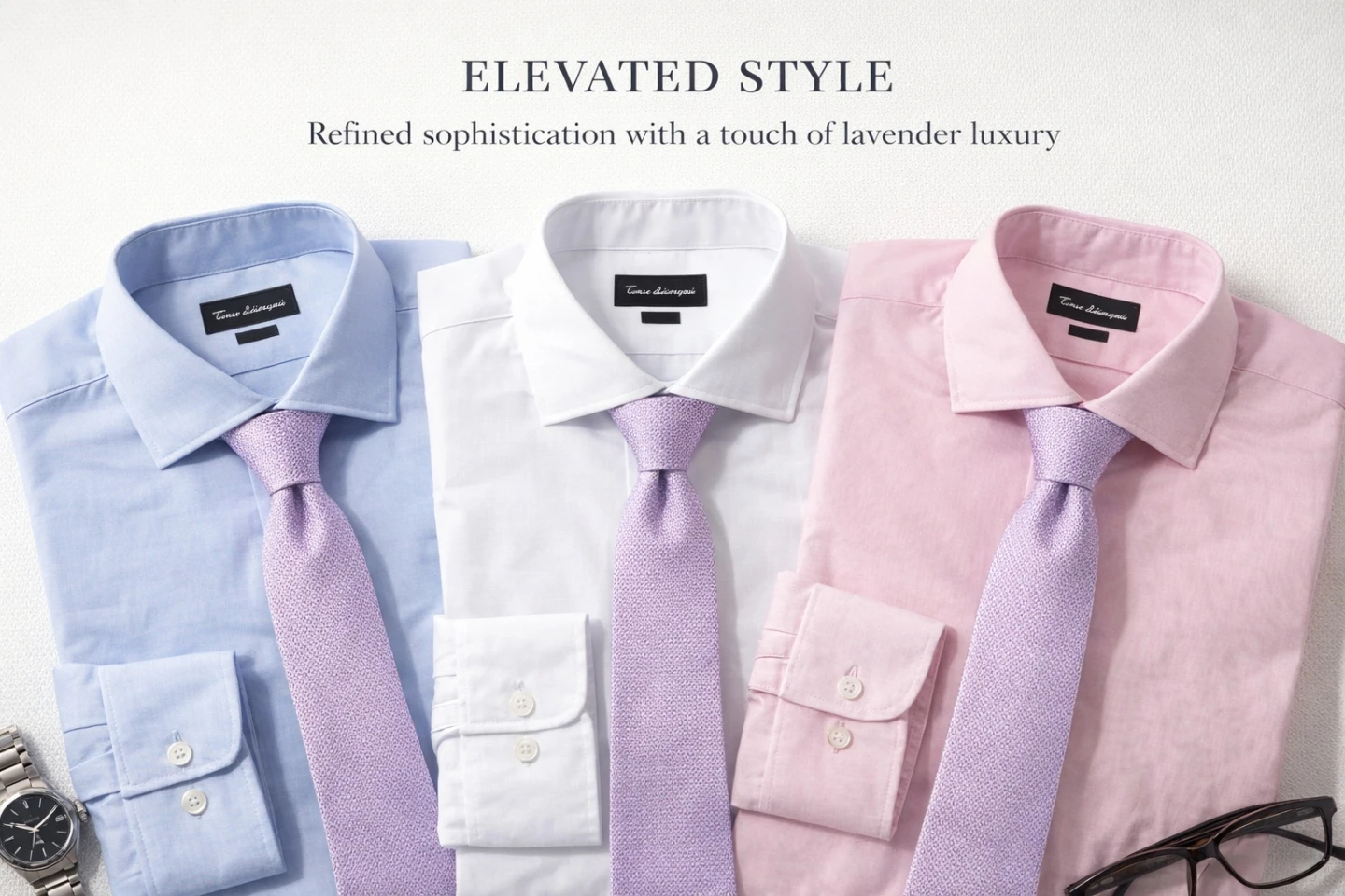 Tonino Lamborghini Dress shirt Ties - Red and Lavender - photo 4