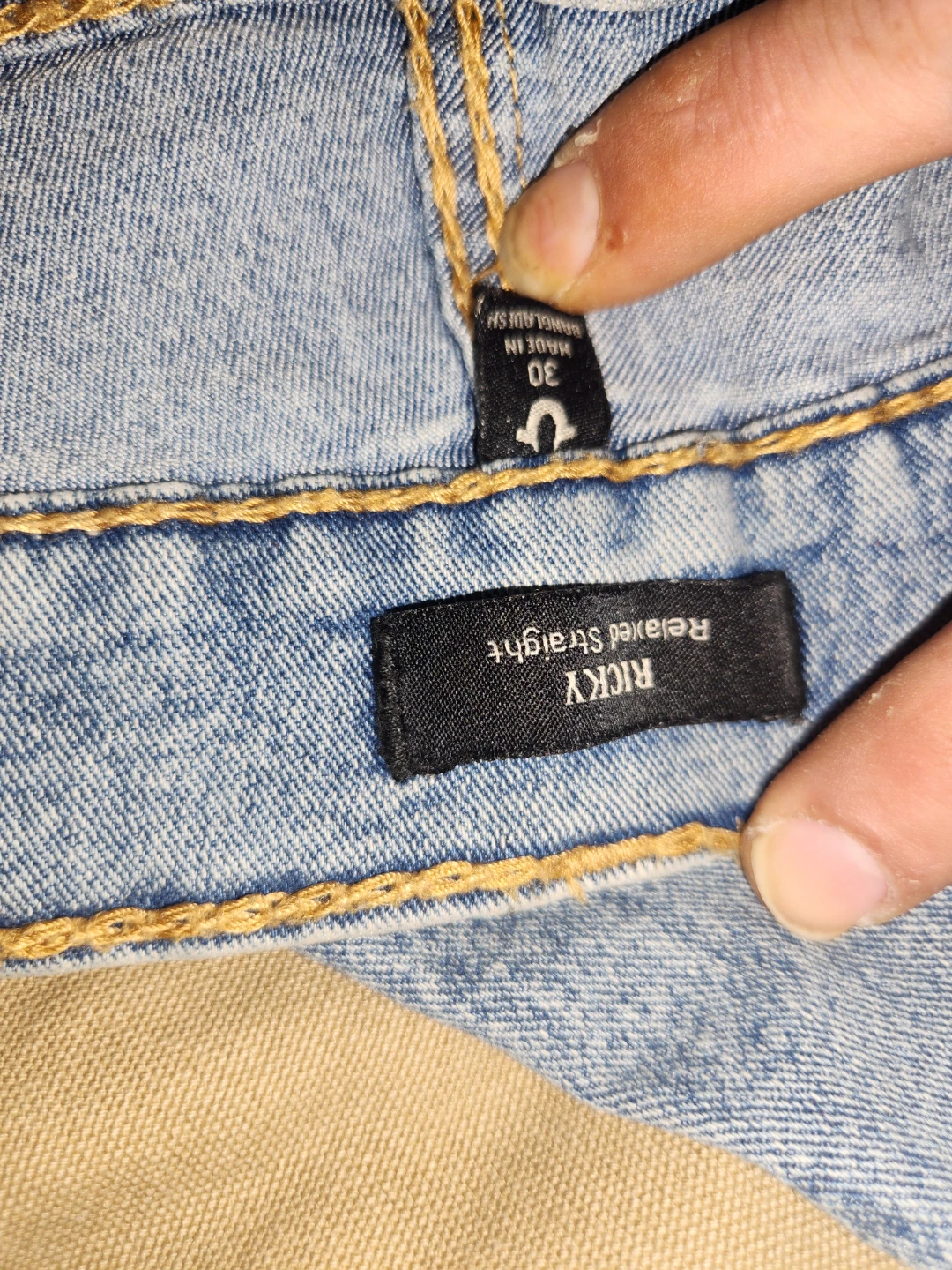 True Religion Ricky Big T Flap Straight Jeans - photo 3