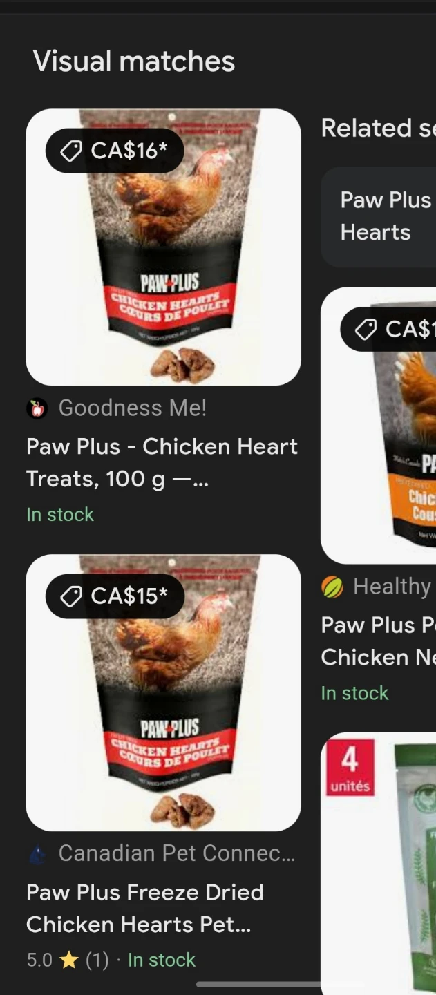 Paw Plus Free Range Chicken Hearts Treats For Dogs And Cats - photo 5