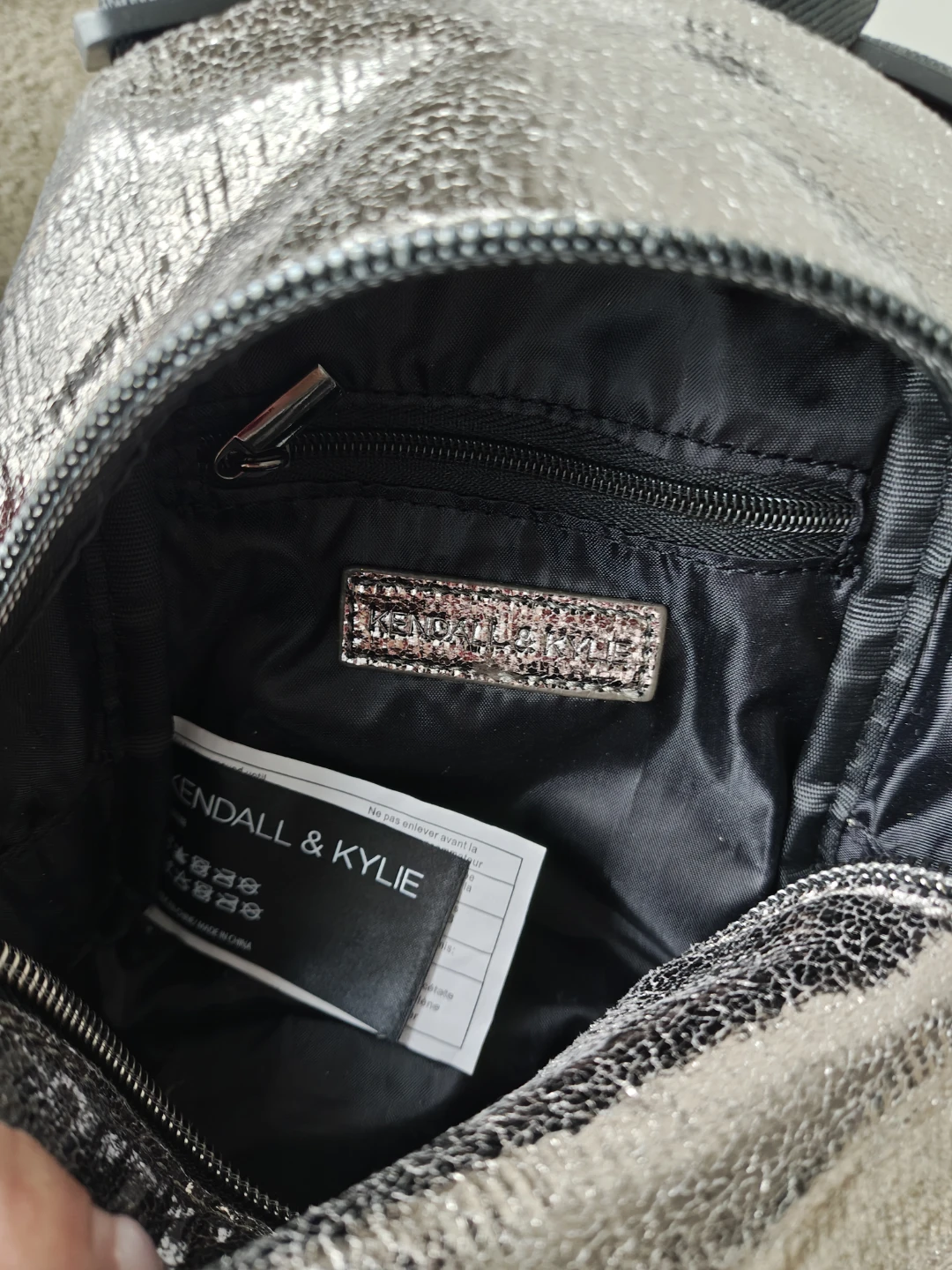 Kendall & Kylie Metallic Mini Backpack - photo 5