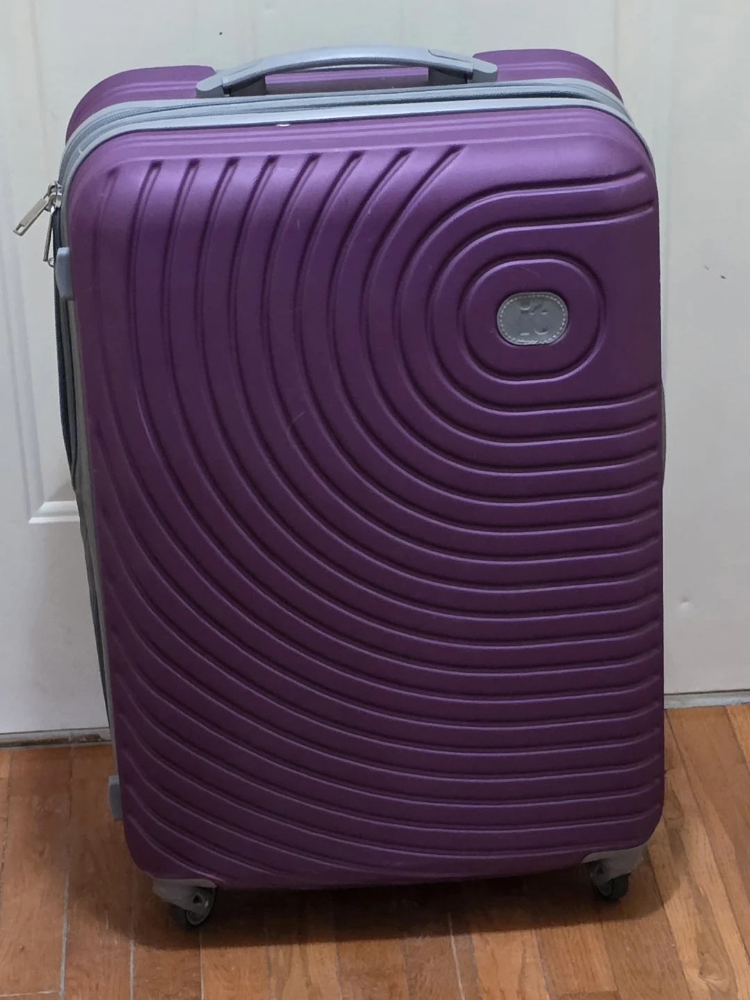 Purple IT Luggage Spinner Suitcase