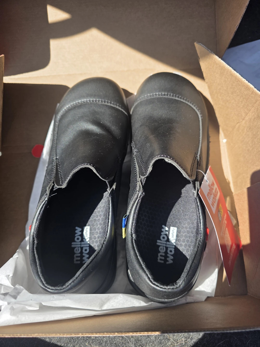 Mellow Walk Jamie Safety Shoes - Black - Size 6.5 - photo 4