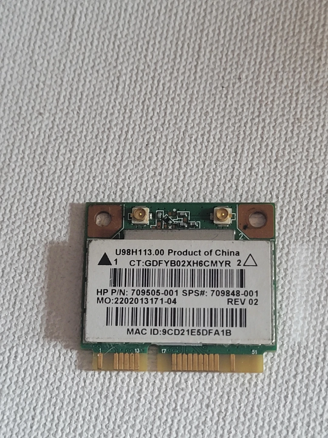 HP Wireless Network Card 709848-001 - photo 2