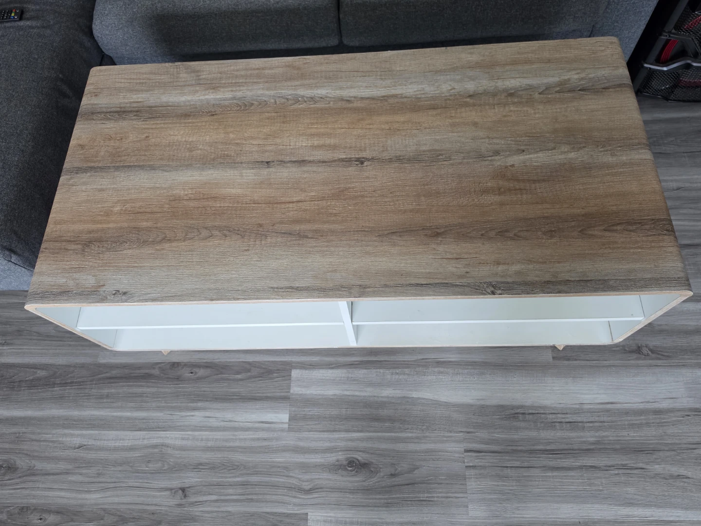 Modern Wood Coffee Table with Storage - photo 3