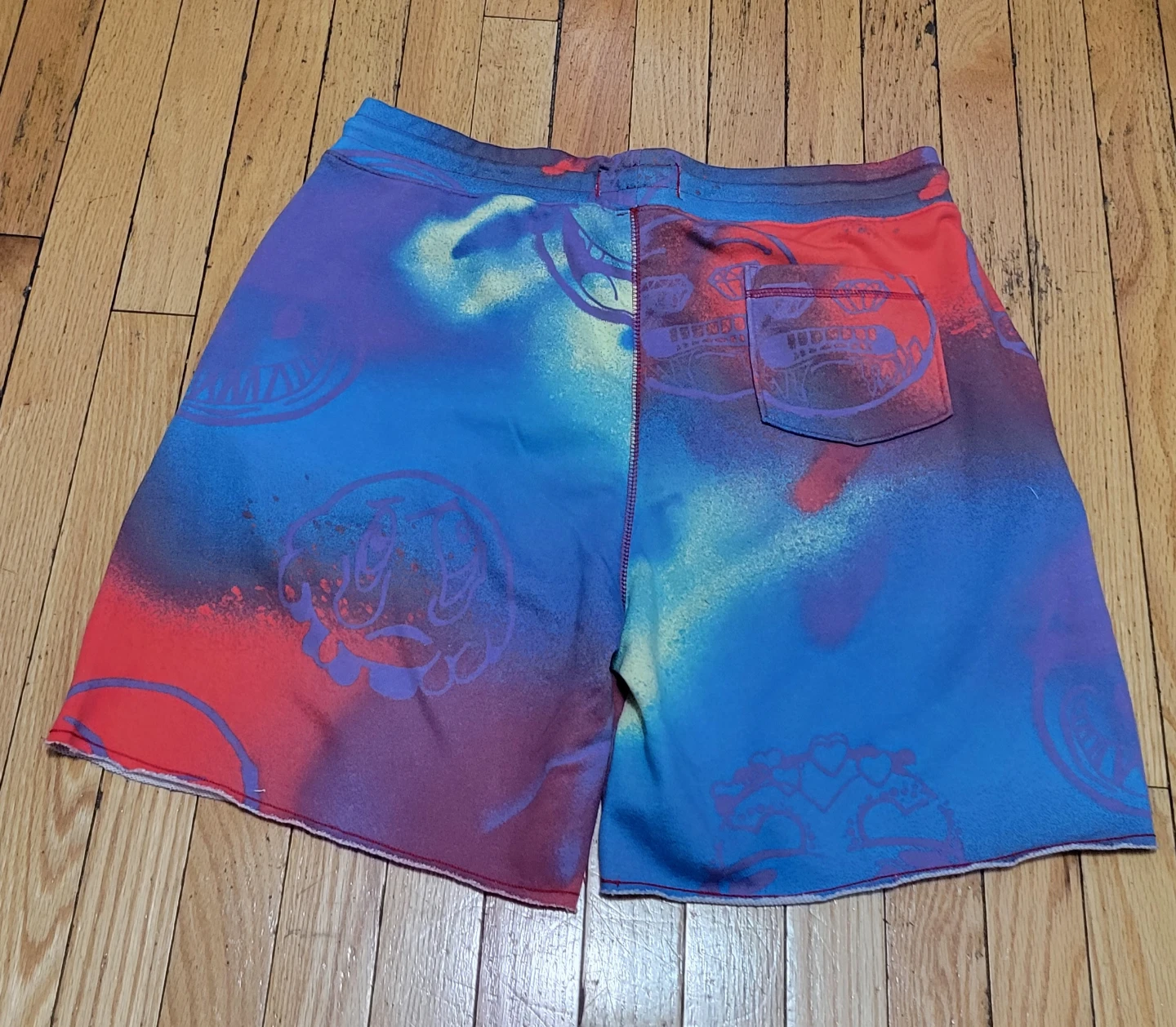 Hollister California XL Tie Dye Graphic Shorts - photo 3