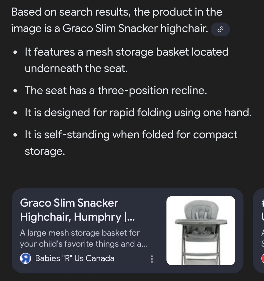 Graco Slim Snacker Highchair - photo 2