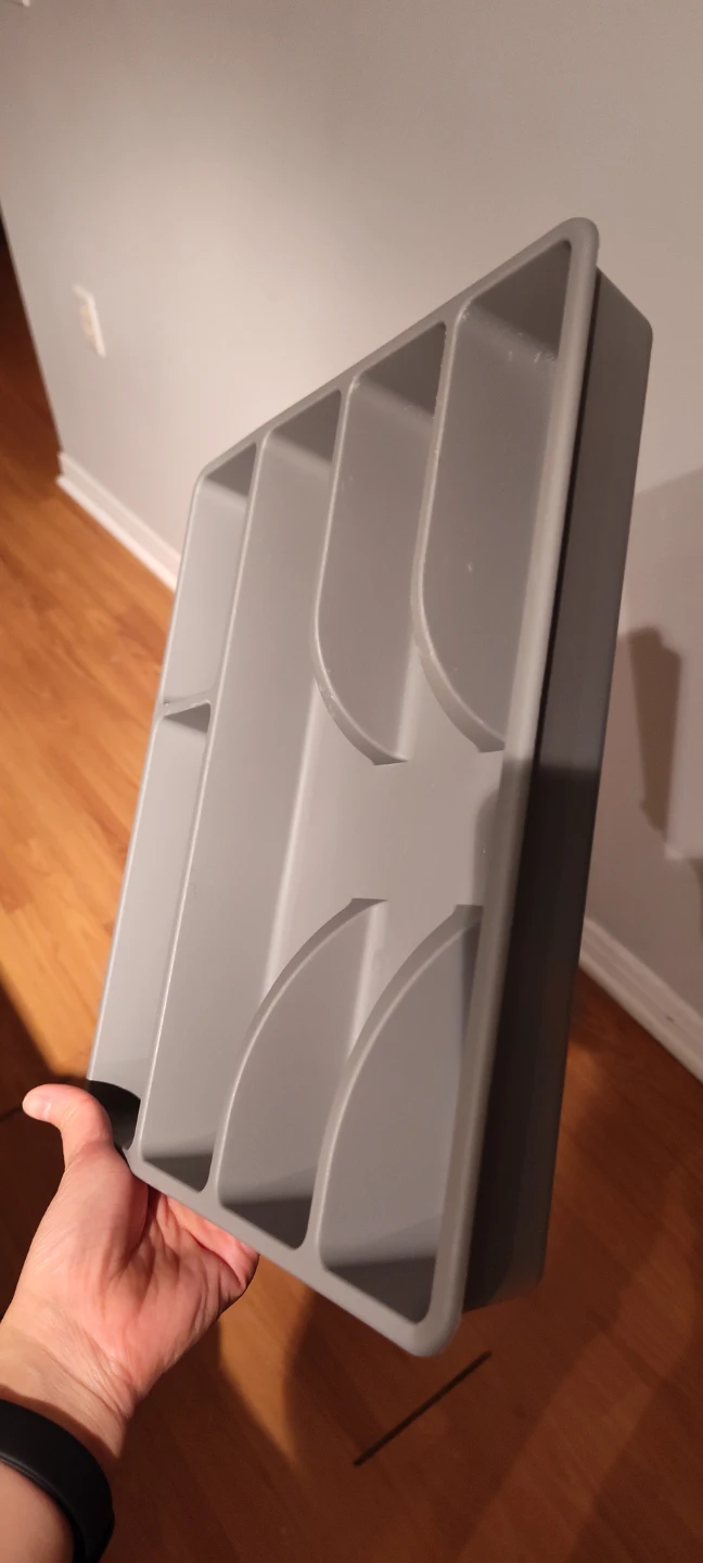 Grey Cutlery Organizer Tray - photo 3