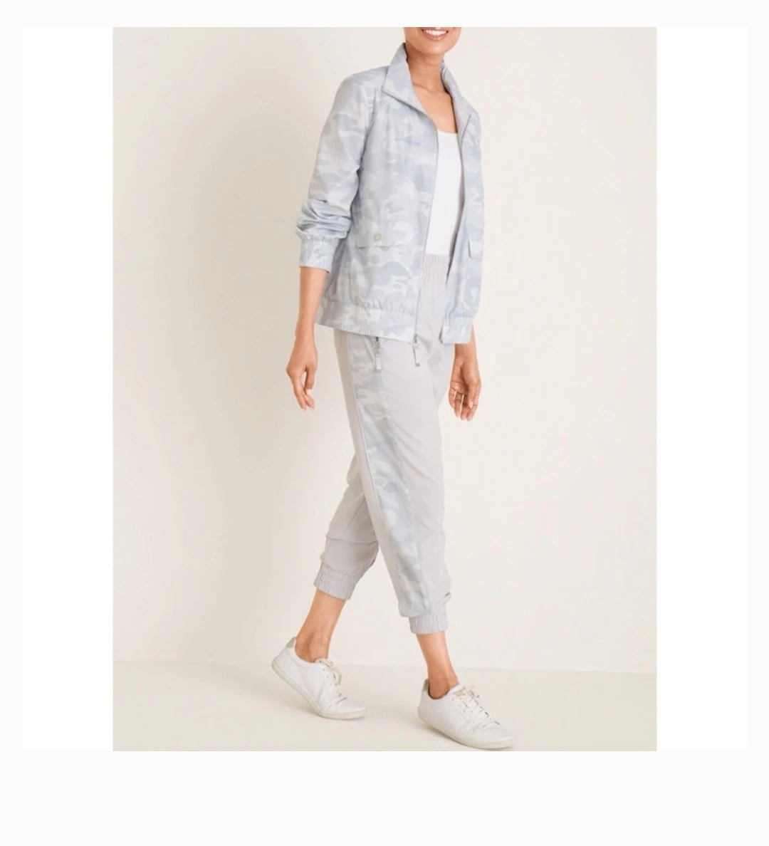 Chico's Zenegy Camo Jacket & Pants Set