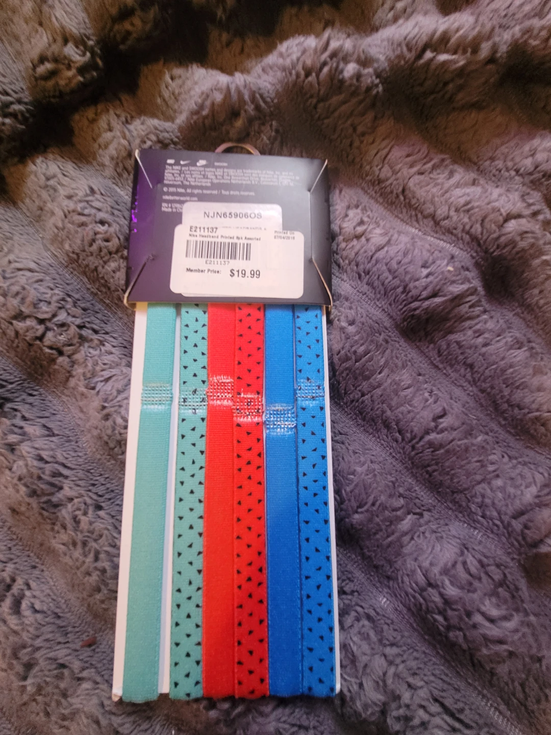 Nike Printed Headbands Assorted 6 Pack - photo 2