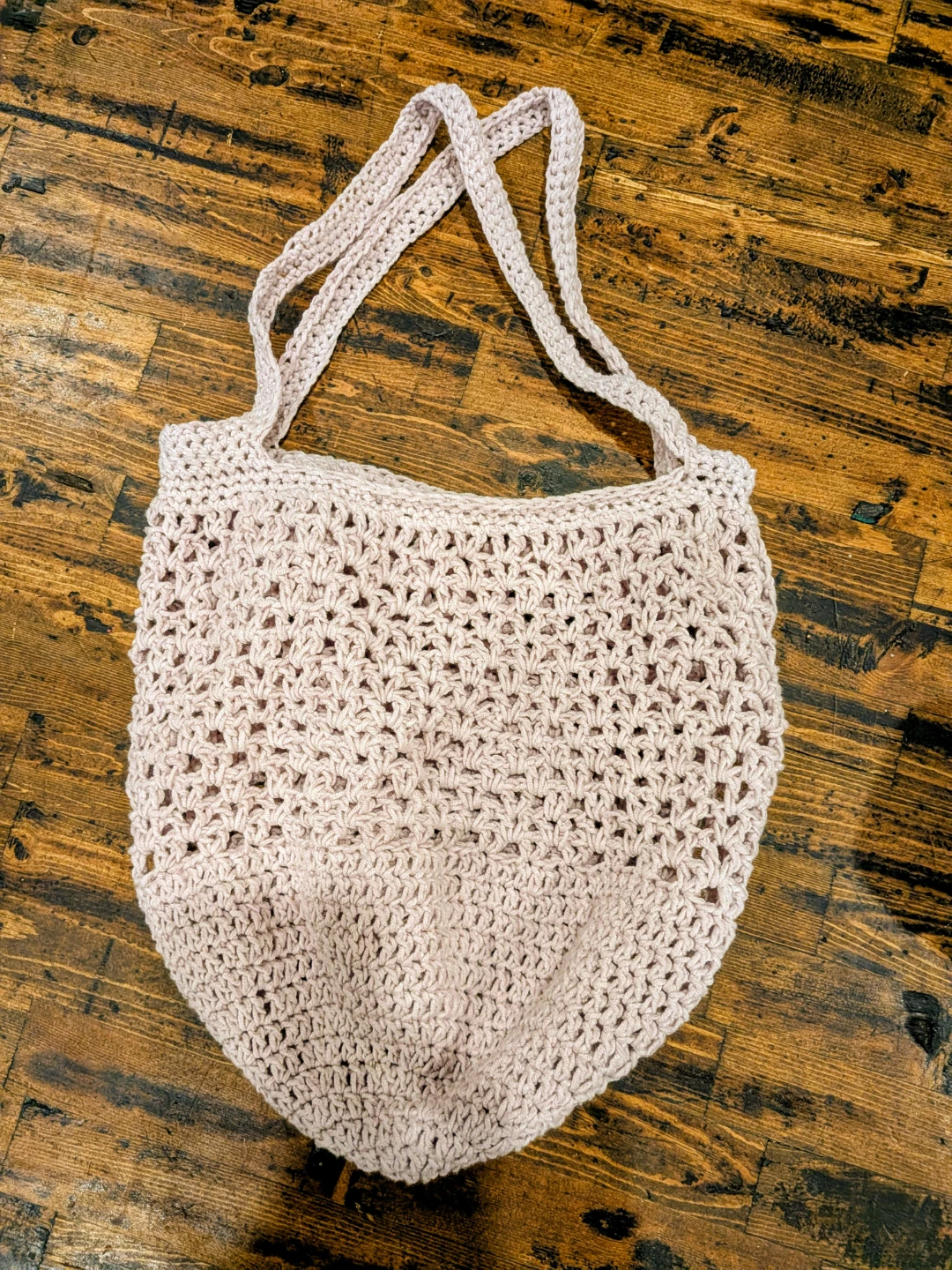 Hand Crocheted Tote Bag