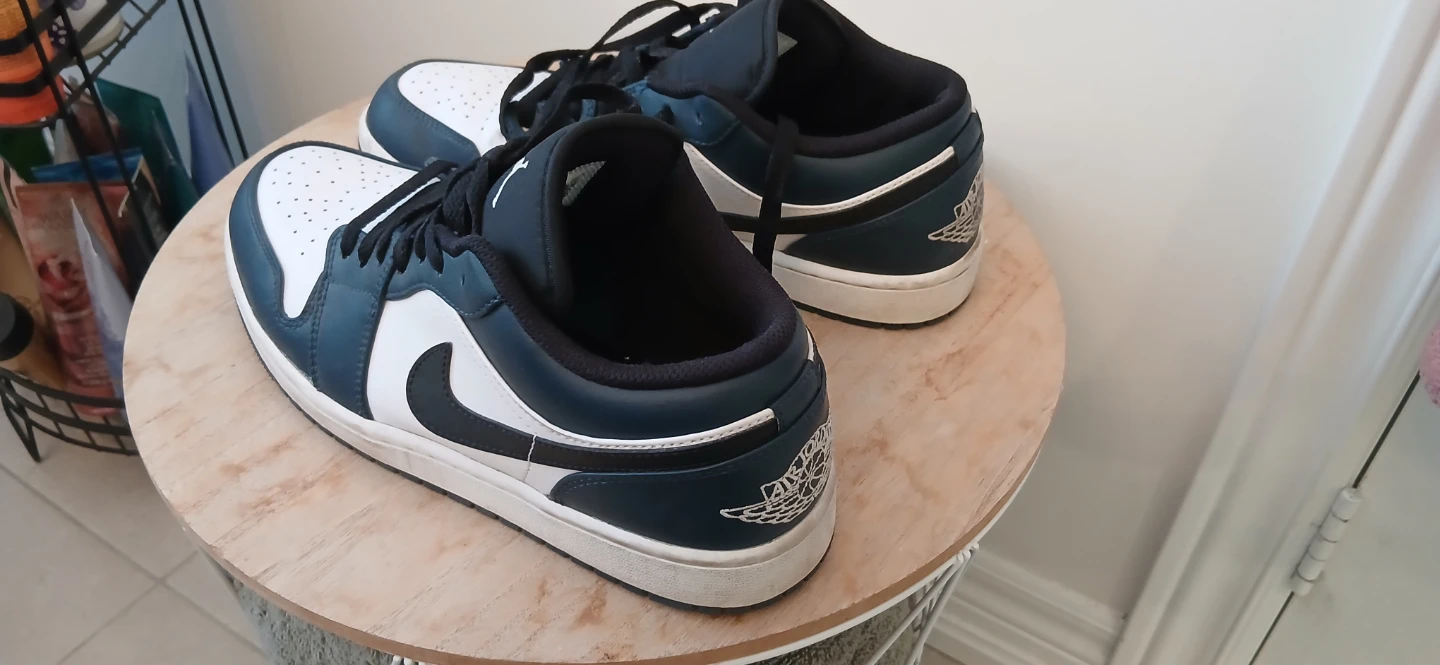 Air Jordan 1 Low Navy White Sneakers