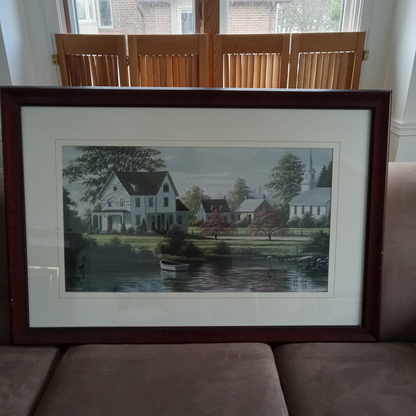 Large Size Bill Saunders Framed Print 44 x 30