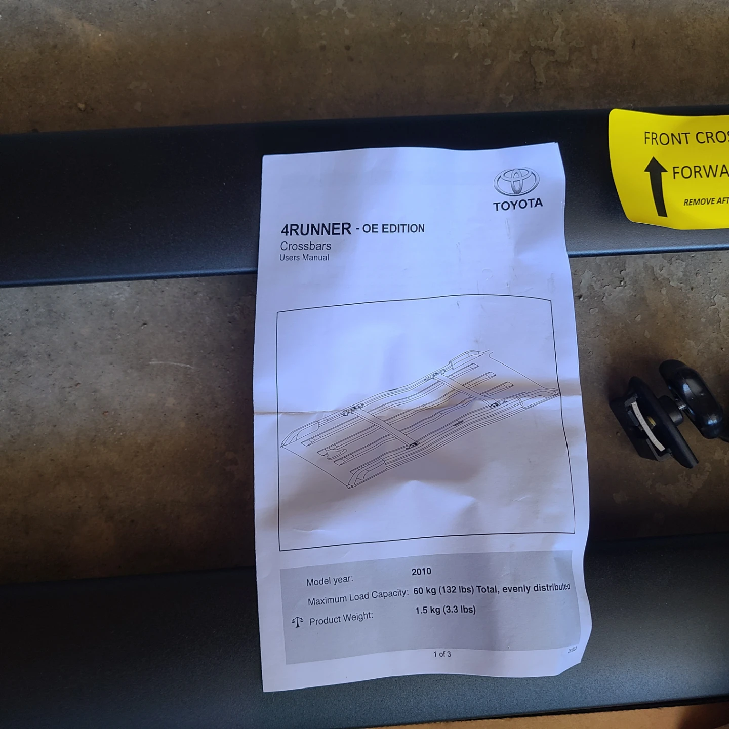 Toyota 4Runner OE Edition Crossbars - photo 2