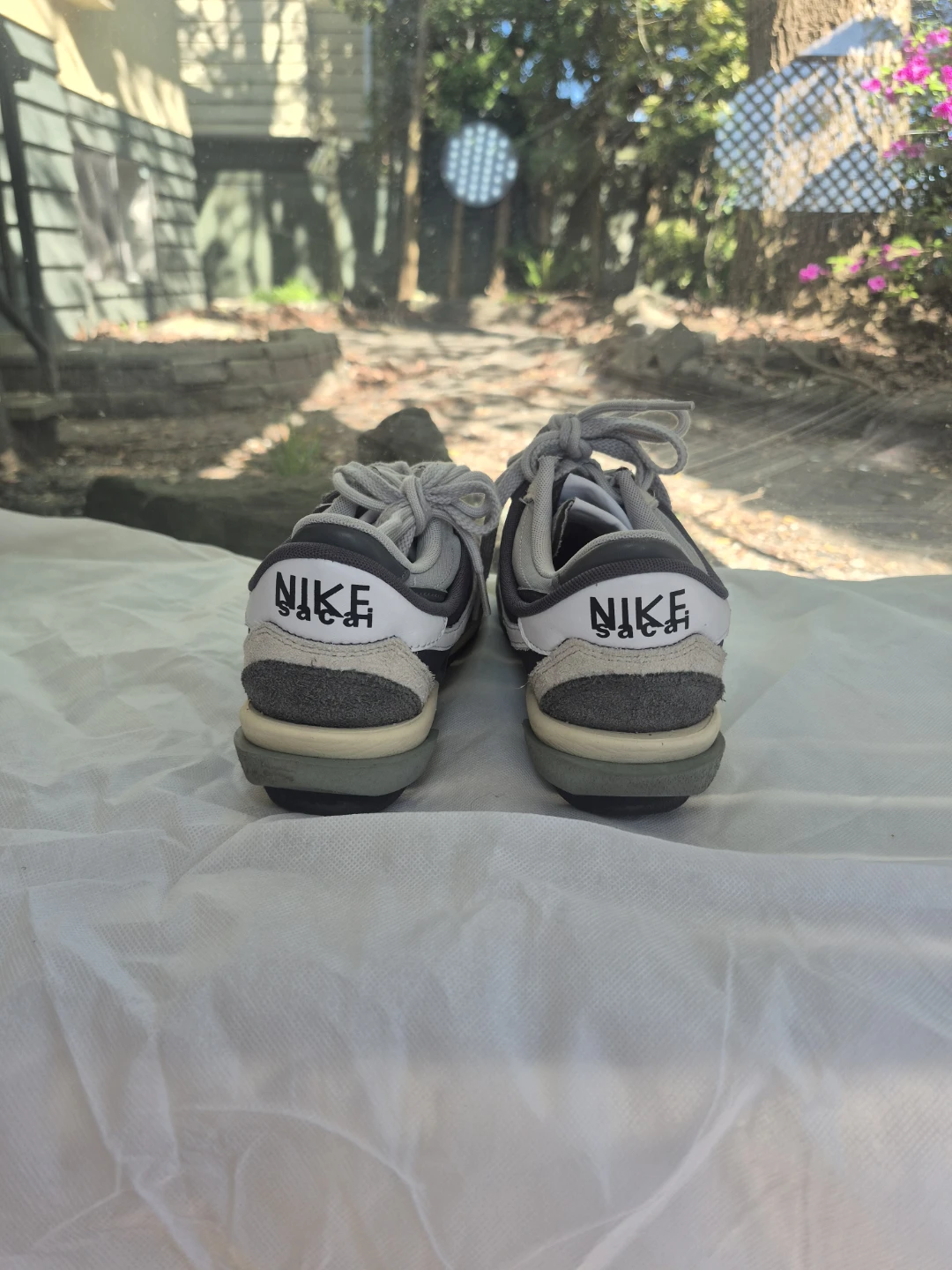 Nike Sacai x Cortez Grey White Sneakers - photo 5