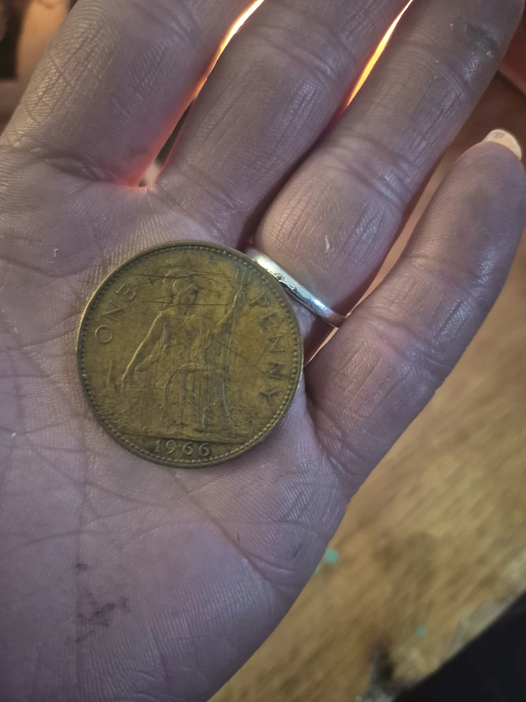 1966 Penny Coin
