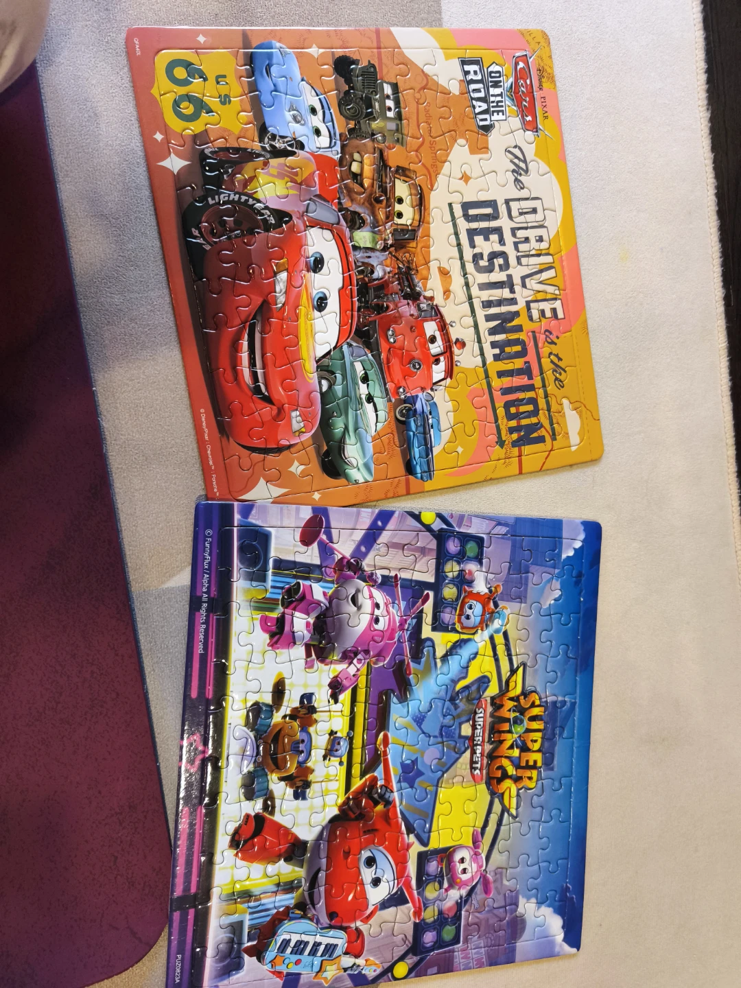 Disney Cars & Super Wings Puzzles