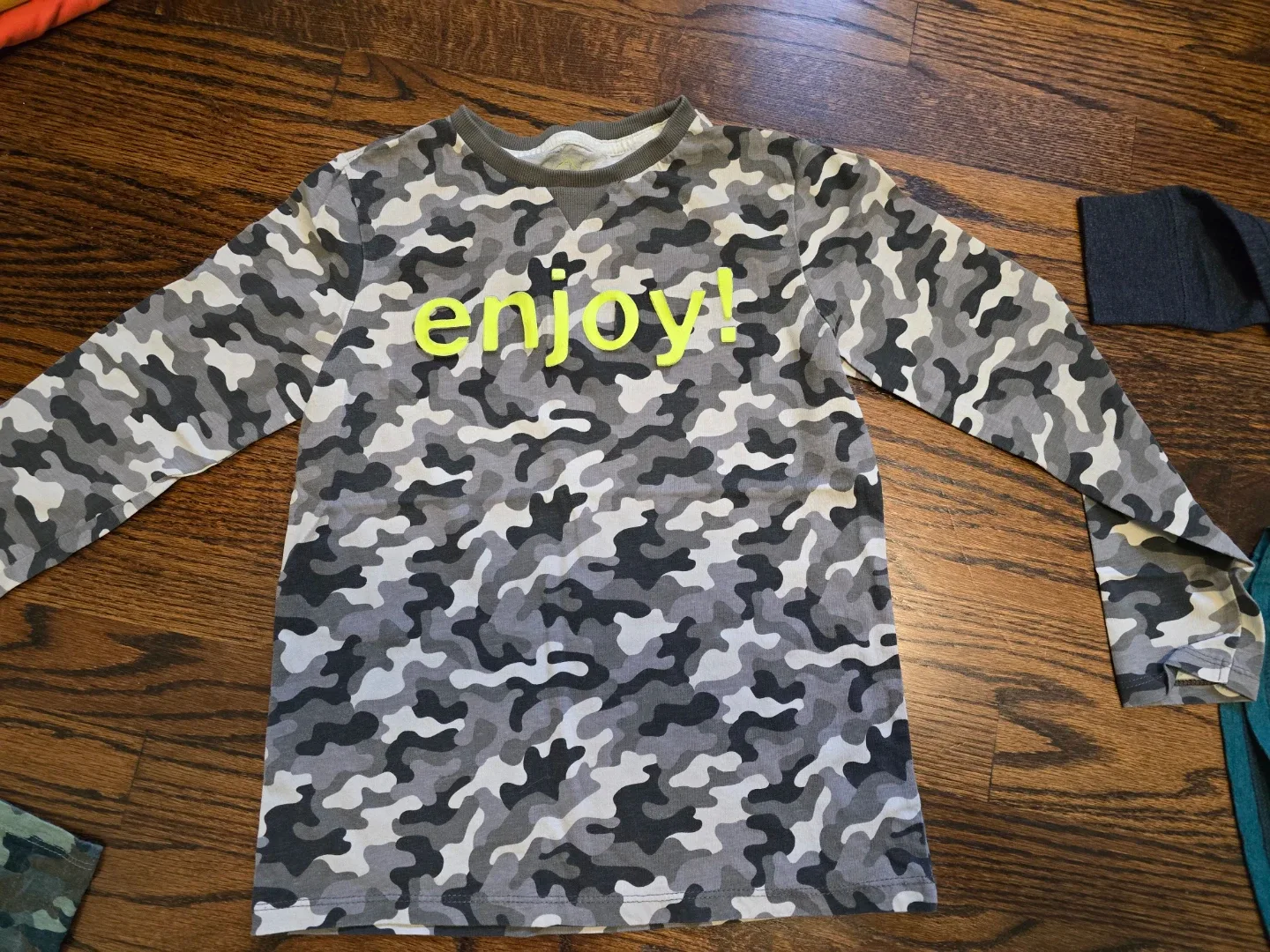 3 Long Sleeve Shirts Kids 8-10Y - photo 2
