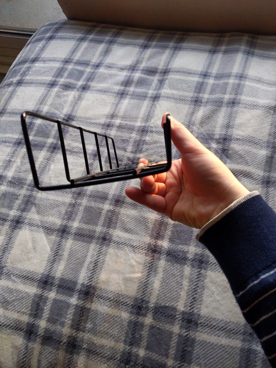 Black Metal Wire Rack Organizer Shelf