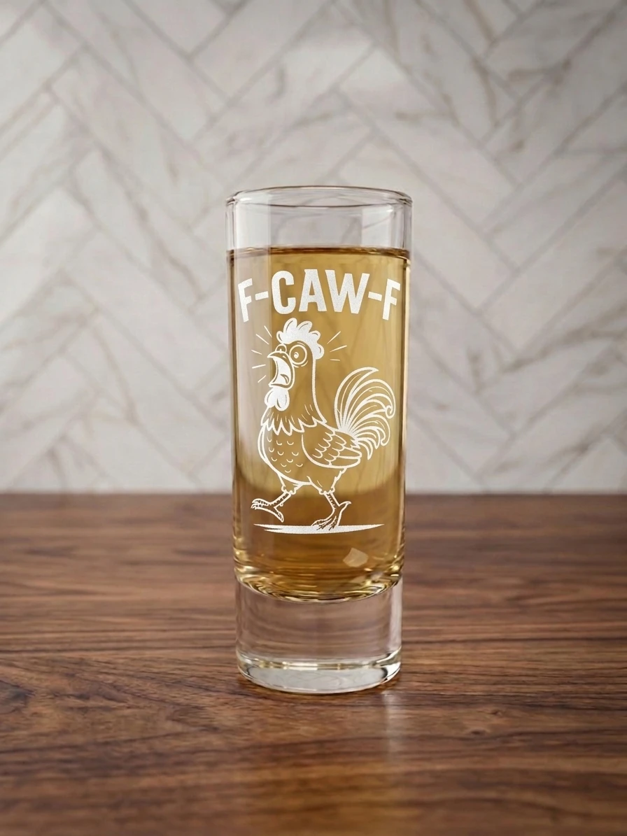 Shot Glass F-CAW-F Rooster