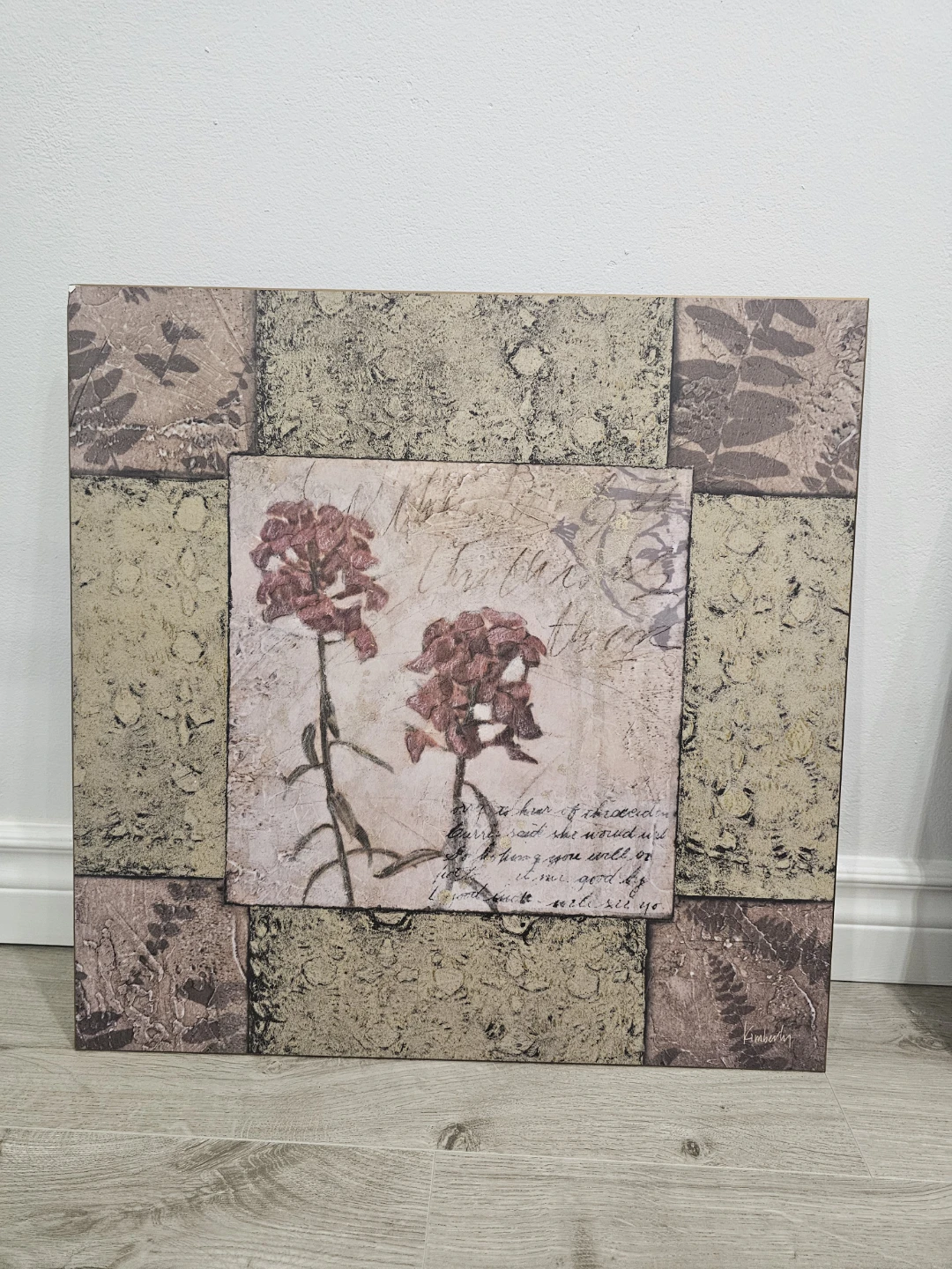 Waterloo "Divine Floral II" Wall Art Set - photo 2