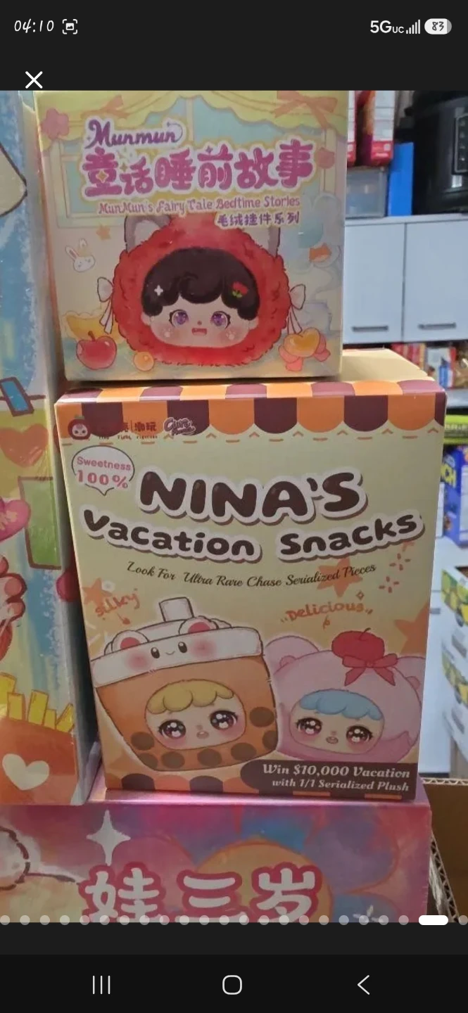 Blind Box Toys-Nina's Vacation Snacks, Samuel, Cuteley Rabbit... - photo 4