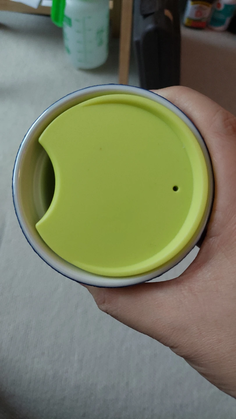 New Starbucks 2024 Blue Ceramic Tumbler 12 oz - photo 4