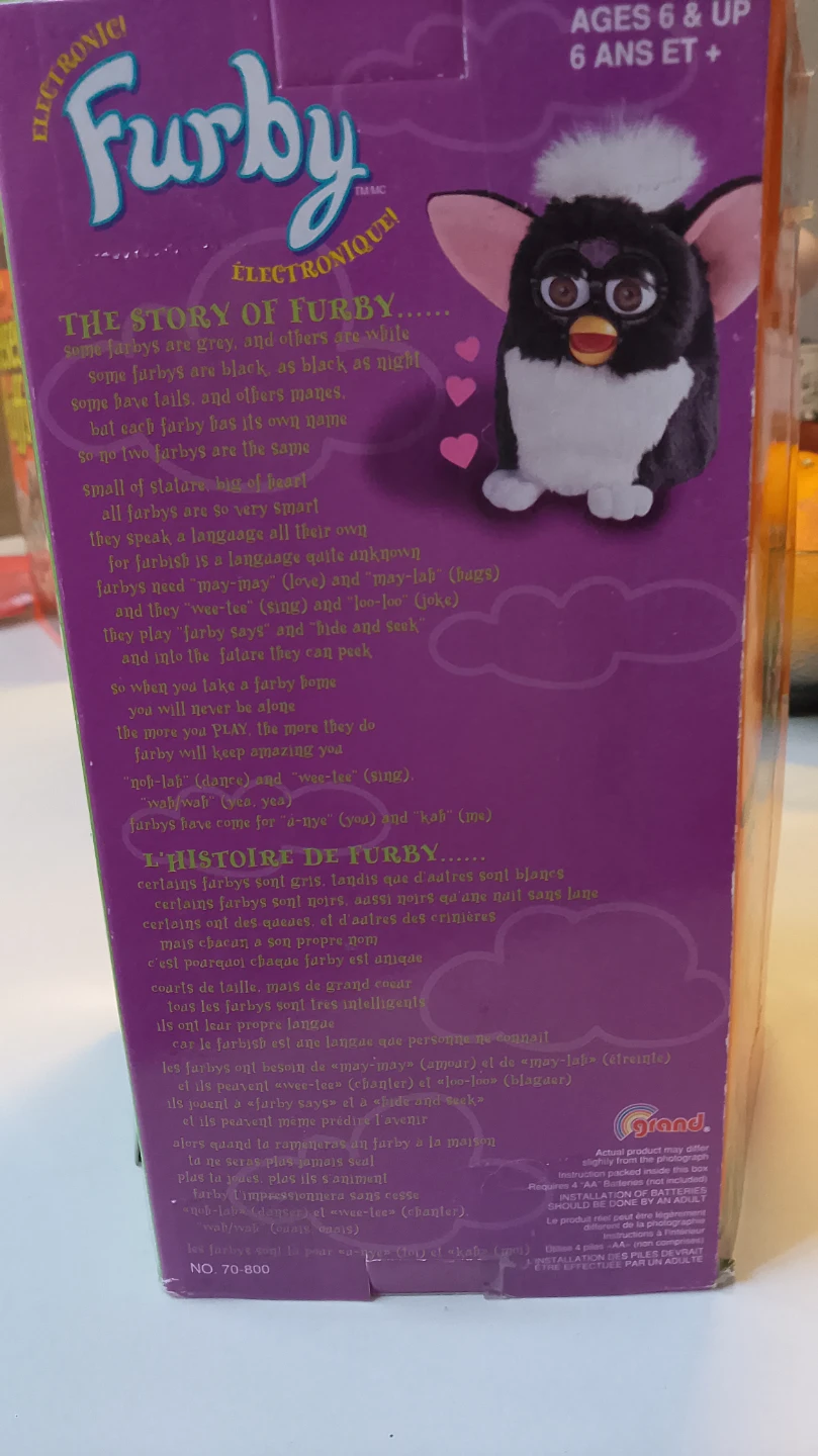 1998 furby sealed in box - photo 4