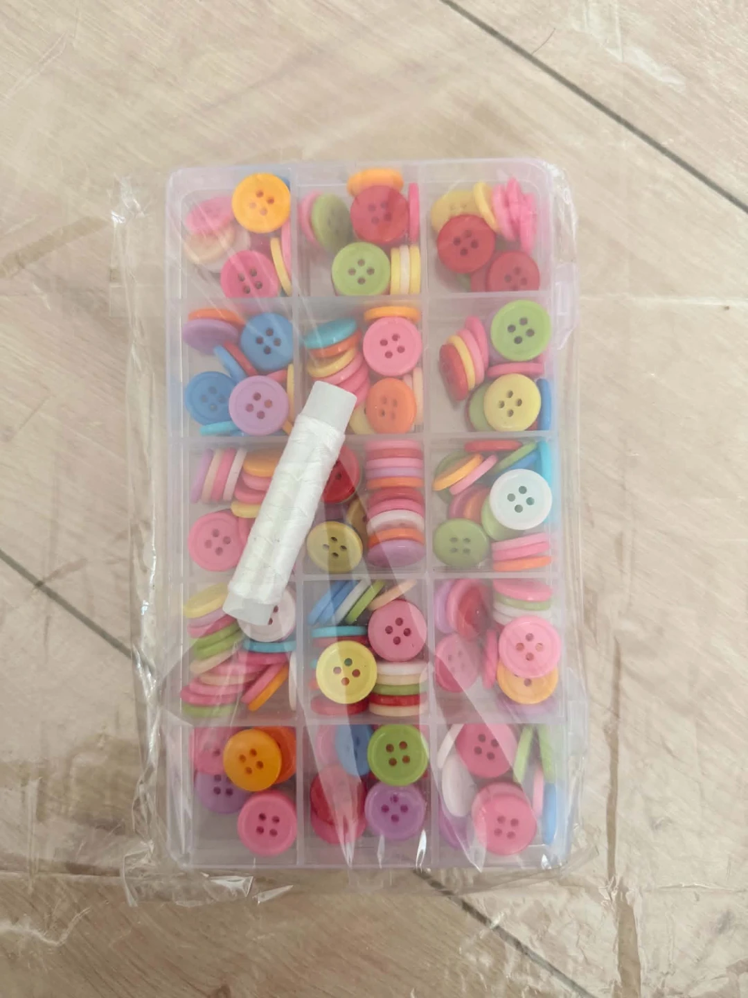 Assorted Colourful Buttons for Craft - photo 2