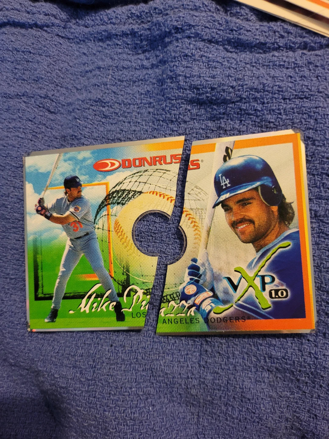 Donruss Mike Piazza Visual Experience 1.0 CD ROM Trading Cards - photo 2