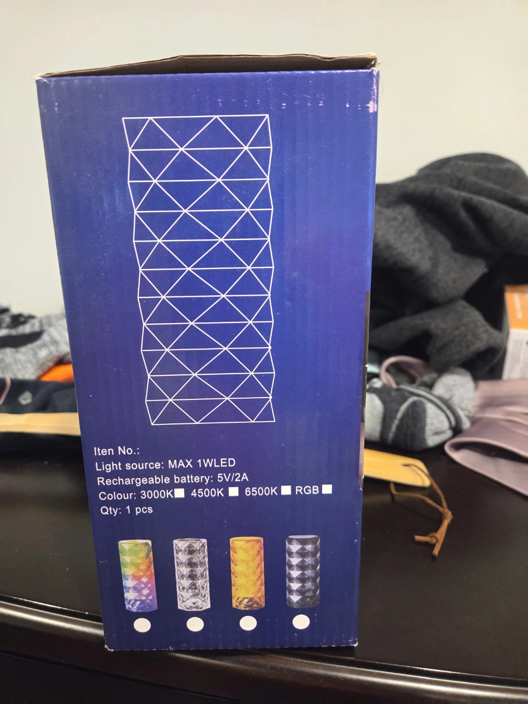 Rose Diamond Table Lamp USB Charging Touch Lamp - photo 3
