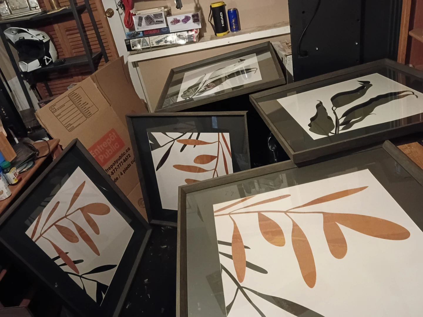 Framed Botanical Art Prints (Set of 5) - photo 3