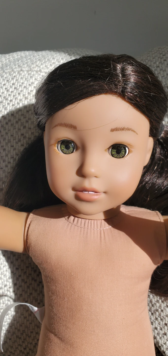 American Girl Doll with Brown Hair and Green Eyes - photo 2