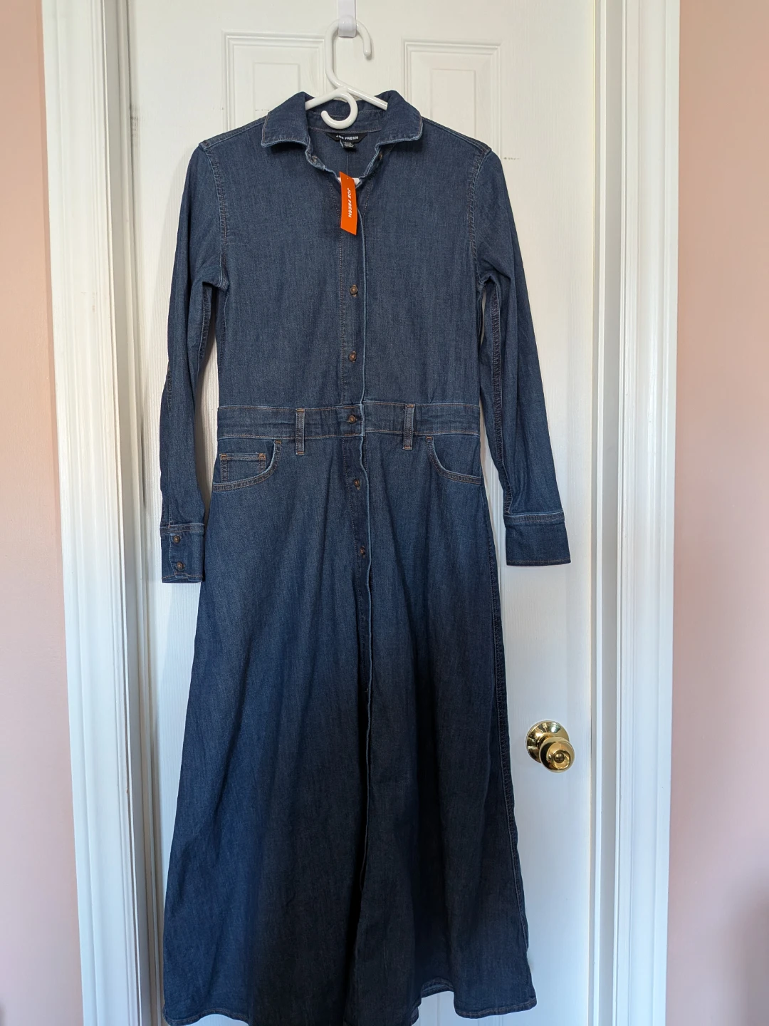 🔥NEW, TAGS ON!! Joe Fresh Denim Midi Dress - photo 2