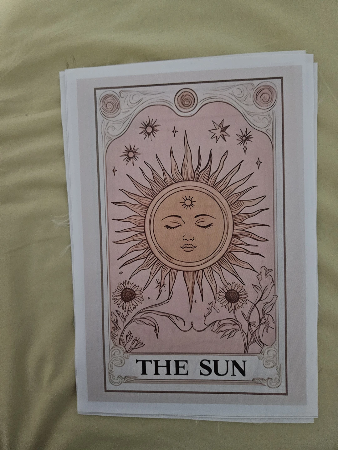 Tarot Card Prints - Sun, Star, Cherry Bows, Ace of Bows - photo 4
