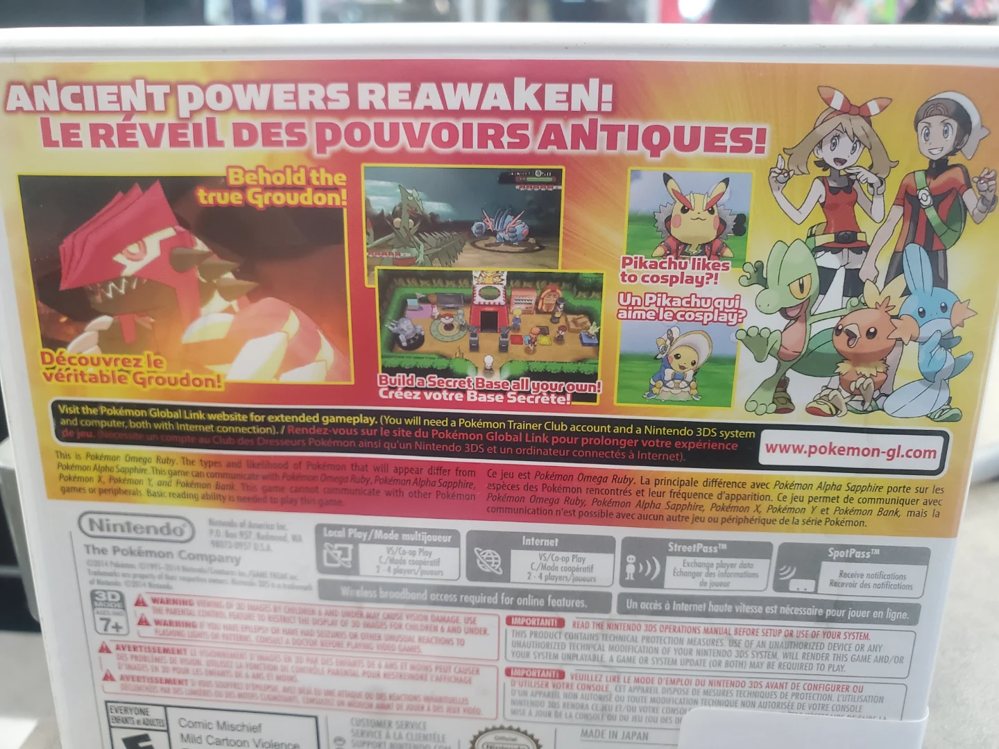 Nintendo 3DS Pokémon Omega Ruby Game - photo 2
