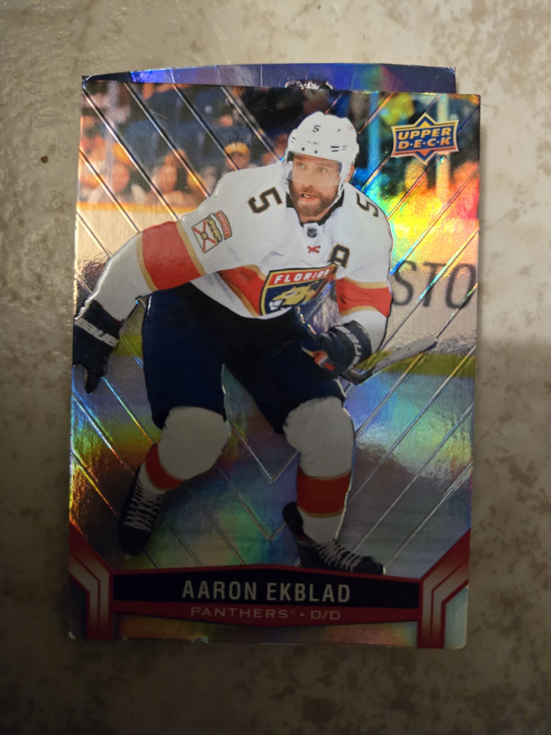 Upper Deck Aaron Ekblad Hockey Card