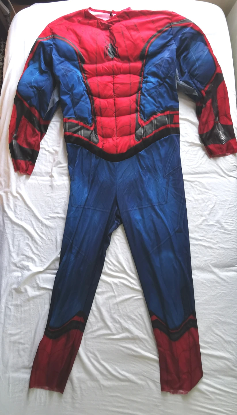 Adult Spiderman Costume Jumpsuit. No Face Mask included.