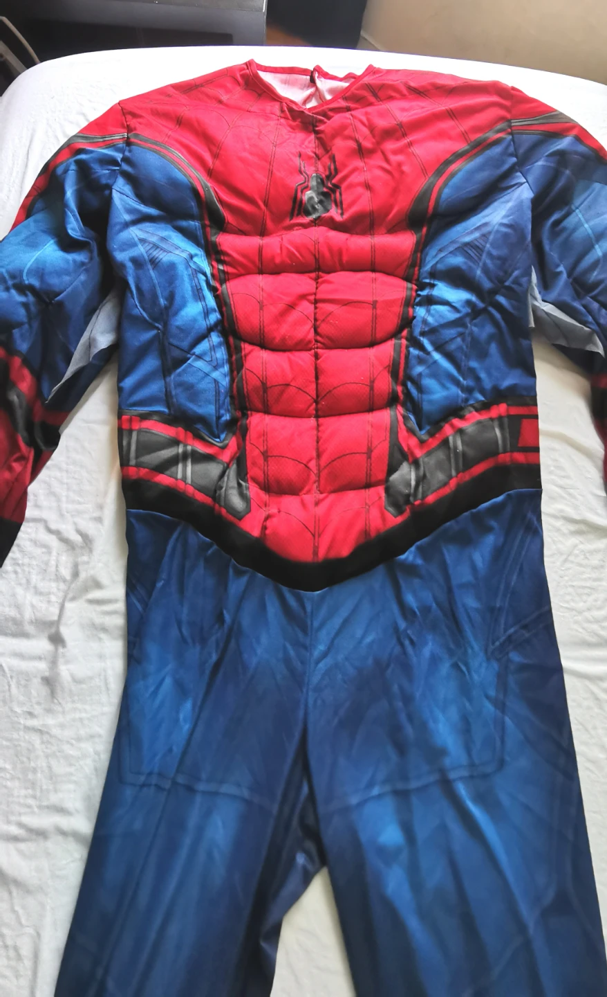Adult Spiderman Costume Jumpsuit. No Face Mask included. - photo 3
