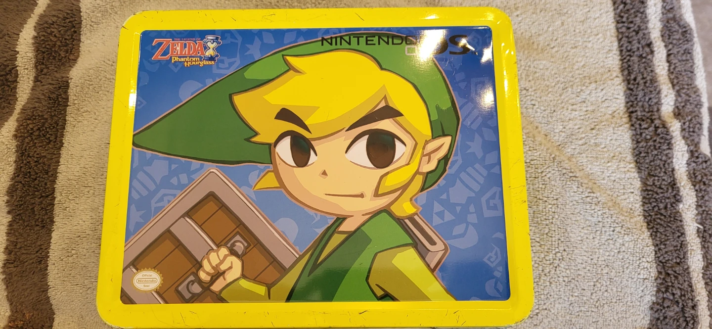 The Legend of Zelda Phantom Hourglass Nintendo DS Tin Lunch Box
