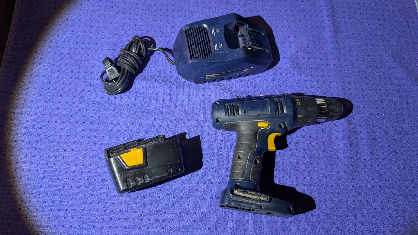 Mastercraft Cordless Drill with Charger and Battery - photo 2