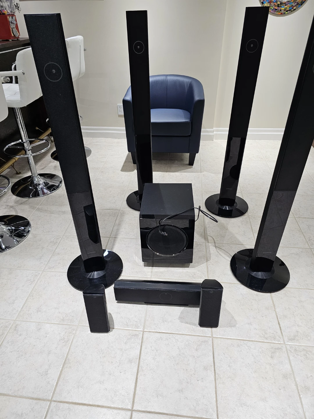 Samsung Speakers 7 plus subwoofer.